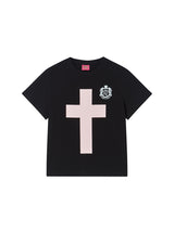 CROSS TEE BLACK