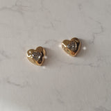 ジェニーハートピアス - Gold Color