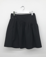 Marine button midi skirt (3color)