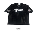 バスケットVネックメッシュ半袖Tシャツ
