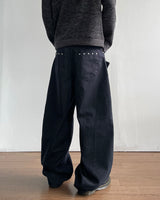 Warp Herringbone Stripe Pants