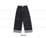 ROLL-UP WIDE DENIM