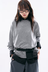 Stan round-neck loose knit