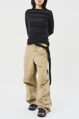 (W) Drape Top (2color)