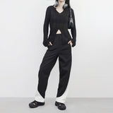 L.Pini V シースルーニット