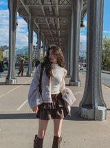 Milky Two Way Soft Fur Jacket