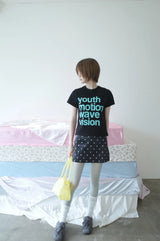モーションレタリングクロップTシャツ（5color）