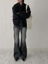 [Quilted lining/unisex] News Overfit Blouson Jacket