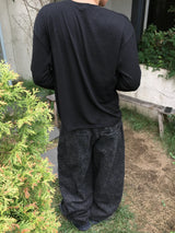 Tiger Leopard Denim Pants 2C