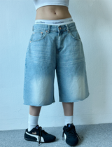 LIGHT BLUE DENIM BERMUDA💦🩵💙 - 3 SIZES