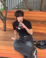 Roubert Semi Muscle Fit Short Sleeve T-shirt