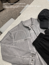  Filed Named Pigment Biker Jacket