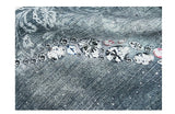 diamond bow wide denim pants