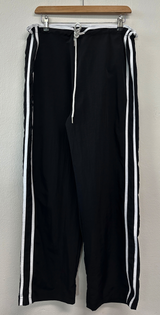 LOW-RISE NYLON TRACK WIDE PANTS 🖤🤎🩷💙4COLOR