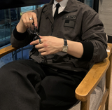 Wayne Military Patch Flight Aviation Jacket