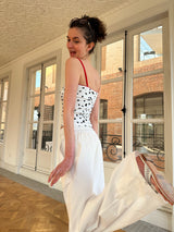 That’s neat Cow Print Top – Color-Contrast Lace Trim Camisole