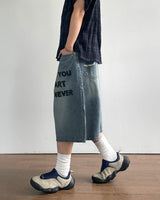 ネバーバミューダデニムパンツ