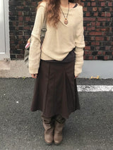 オカオフショルダーフーディー