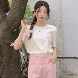 ジェリーリボンエンブロイダードTシャツ