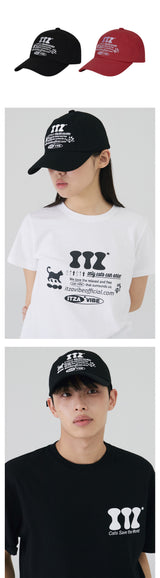 ITZ オフィシャルロゴボールキャップ　ブラック