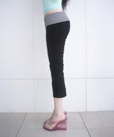 stripe folding capri pt