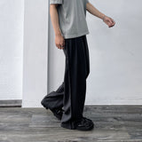 Shadow Texture Wide Trousers
