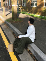 No.1378 ナイロンワイドカーゴBDパンツ (3color)