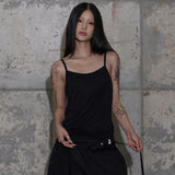 2-WAY STRAP SLEEVELESS (BLACK) F25ZB029