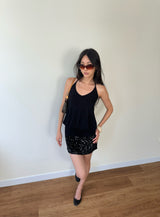 disco sequin skirt