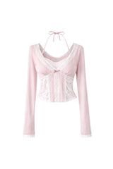 Lumi Coggette Lace T-shirt