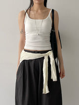 Shining Wrinkle Collar Blouse