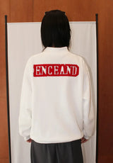 BOUCLE PATCH TRACK ZIP-UP