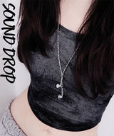 Earphone strap necklace
