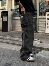 Patch corduroy carpenter denim