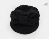 Jaei Ribbon Teddy Fleece Hat