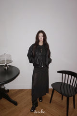 Vibe open long-sleeved cardigan knitwear