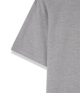 [1+1] Ribbed Muscle Fit Short Sleeve