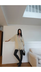 POT fringe half knit (2C)
