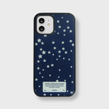 スター ネイビー エポキシバンパー スマホケース (case only)