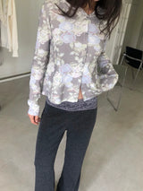 レース バンド ブーツカット パンツ(2c)