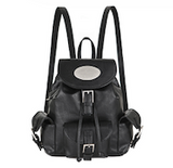 Nostalgia Puffy Backpack Black