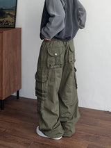Track Utility Cargo Pants (3color) (No.999)
