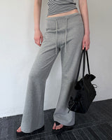 [ORIGINAL] Flat semi-bootcut training pants