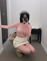 【BELLIDE MADE】コットンコンフェクショナリーとリブラウンドニット