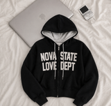 Nova Lettering Hoodie Zip-up (4 colors)