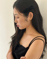 Rosé earring (silver)