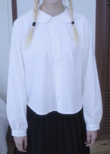Hime round collar shirt