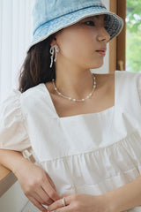 シルバー925 リボンピアス