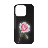 Pink Rose Glass bumper Case