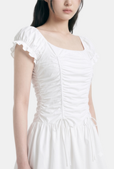 Aveline Ruched Bubble Dress